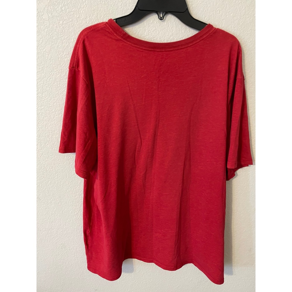 Nike Dri Fit Athletic Cut Red T Shirt Men's XL Athletic Fit Tee Shirt